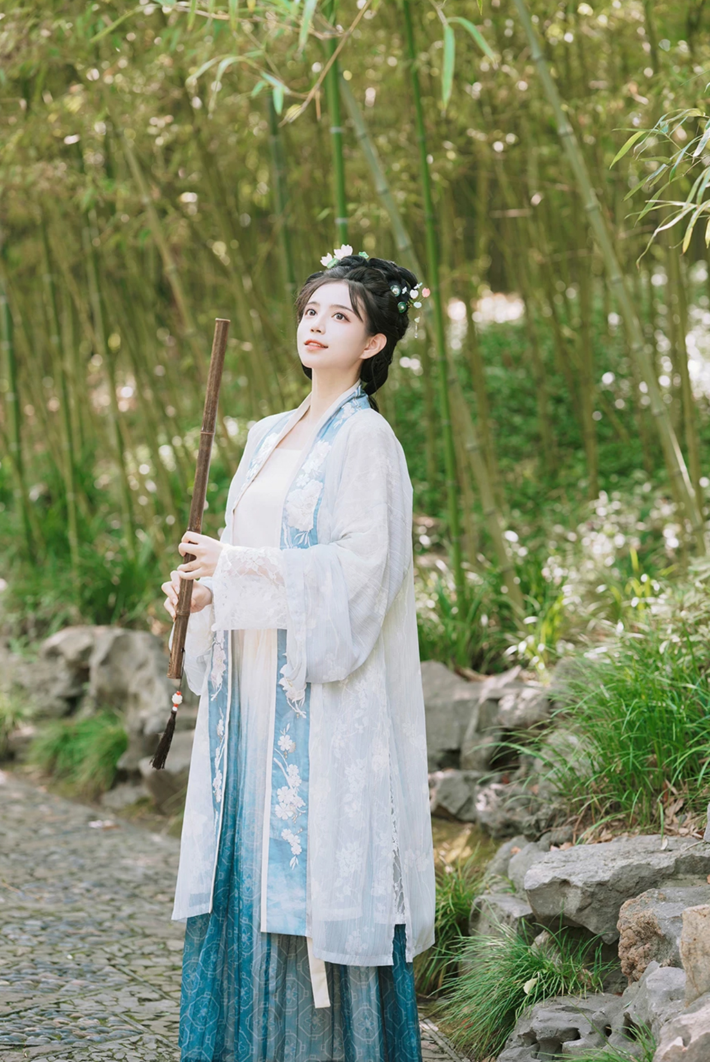 水墨工笔画 修图后